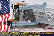  Kora Models  1/72 Fokker America Model 8 Super Universal Early KORPK72190