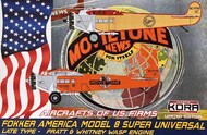  Kora Models  1/72 Fokker America Model 8 Super Universal Early National Parks Airways Inc KORPK72192