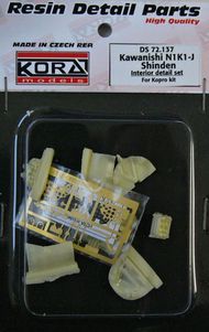  Kora Models  1/72 Kawanishi N1K1-J Shinden - Interior set (designed to be used with Aoshima and Kopro kits) KORS72137