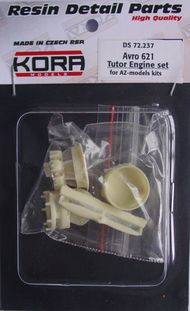  Kora Models  1/72 Avro 621 Tutor Engine set (designed to be used with AZ Model kits) KORS72237