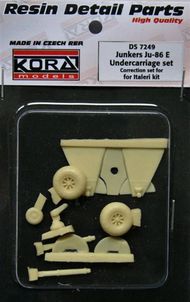  Kora Models  1/72 Junkers Ju.86E - Undercarriage Set (designed to be used with Italeri kits) KORS7249