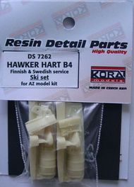 Hawker Hart B4 Finnish Air Force and Swedish Air Force service Ski set (designed to be with AZ Model kits) #KORS7262