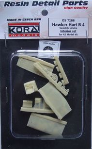  Kora Models  1/72 Hawker Hart B4 Swedish Interior Set (designed to be used with AZ Model kits) KORS7288