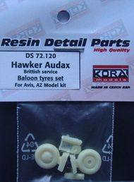  Kora Models  1/72 Hawker Audax British - Balloon tires(AZM/AVI) KOS72120