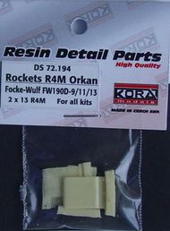  Kora Models  1/72 R4M Orkan for Fw.190D-9/11/13 (2x13) KOS72194