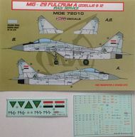  Kora Models  1/72 Mikoyan MiG-29 'Fulcrum' 9-12 Iraqui Service MDE72010
