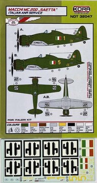 Macchi MC.200 Saetta Italian ANR service #NDT32047