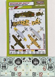 Macchi MC.200 Saetta Reconaissance Fighters #NDT32048