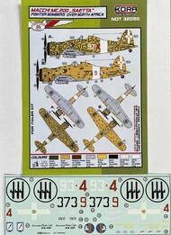 Macchi MC.200 Saetta Fighter bombers over North Africa #NDT32050