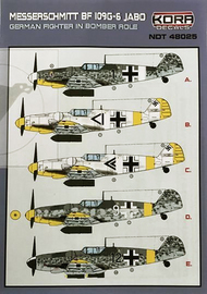  Kora Models  1/48 Messerschmitt Bf.109G-6 JABO Fighter in Bomber Role NDT48025