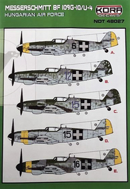  Kora Models  1/48 Messerschmitt Bf.109G-10/U-4 Hungarian Air Force NDT48027