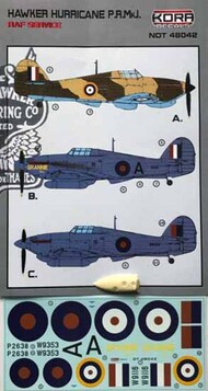  Kora Models  1/48 Hawker Hurricane PR Mk.I (RAF service) NDT48042