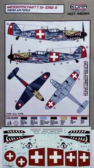  Kora Models  1/48 Messerschmitt Bf.109G-6 Swiss Air Force NDT48054