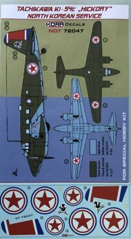 Tachikawa Ki-54c Hickory North Korea #NDT72047