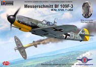 Messerschmitt Bf.109F-3 '7./JG 2 E. Mayer' re-box, new decals #KP-CL7208