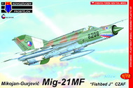  Kopro Models (Kovozavody Prostejov)  1/72 Mikoyan MiG-21MF Fishbed J Czechoslovak AF (R KPM72084