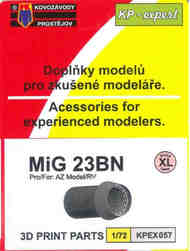 Mikoyan MiG-23BN 3D exhaust 3D printed parts #KPEX7257