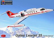  Kopro Models (Kovozavody Prostejov)  1/144 Gates Learjet 35 Ambulance KPM14409