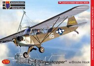  Kopro Models (Kovozavody Prostejov)  1/72 Piper L-4 Grasshopper with Brodie Hook KPM72191
