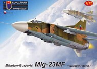  Kopro Models (Kovozavody Prostejov)  1/72 Mikoyan MiG-23MF 'Warsaw Pact II' new decals KPM72308