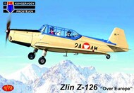  Kopro Models (Kovozavody Prostejov)  1/72 Zlin Z-126 'Over Europe' re-box, new decals KPM72408