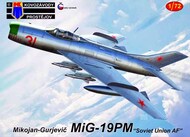  Kopro Models (Kovozavody Prostejov)  1/72 Mikoyan MiG-19PM 'Soviet Air Force' new decals KPM72411