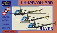  LF Models  1/72 Hiller UH-12B / OH-23B Raven (Korean War, French AF, Swiss AF) LF-PE7252