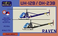  LF Models  1/72 Hiller UH-12B / UH-12B Raven (Holland AF, French AF) LF-PE7254
