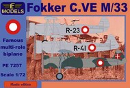  LF Models  1/72 Fokker C.VE M/33 (Denmark) LF-PE7257