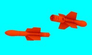  LF Models  1/48 AS.12 missile 2pcs 3D-printed air-to-surface / anti-tanks missile LF3D4806