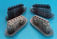  LF Models  1/72 Messerschmitt Bf.109G/K 3D printed exhaust stacks (designed to be used with AZ Models and Kora kits) LF3D7206