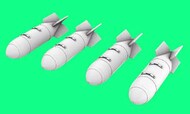  LF Models  1/72 BINC 400 incendiary bomb 4pcs 3D-printed bombs LF3D7208