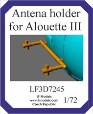  LF Models  1/72 Antenna holder for Alouette III Models kits. LF3D7245