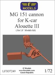  LF Models  1/72 MG 151 cannon for K-car Alouette III LF3D7249