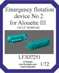  LF Models  1/72 Emergency flotation device No.2 for Alouette III LF3D7251