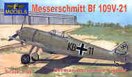 Messerschmitt Bf.109V-21 with decals and etched parts #LF48004