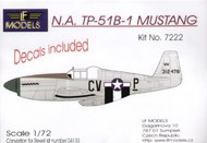  LF Models  1/72 North-American TP-51B-1 Mustang conversion (designed to be used with Revell RV4133 kits) LF72022