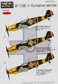  LF Models  1/72 Messerschmitt Bf.109E in Romanian service LFC7207
