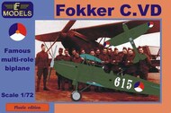  LF Models  1/72 Fokker C.VD with decals for 4 x Holland camouflaged 1936-40 LF-PE7201