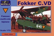  LF Models  1/72 Fokker C.VD with decals for 4 x Holland camouflaged 1940 LF-PE7202