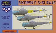  LF Models  1/72 Sikorsky S-51 RAAF LF-PE7236