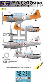  LF Models  1/144 North-American T-6G Texan over Portugal LFMC44120