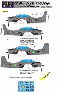  LF Models  1/144 North-American T-28C/T-28D  over Congo LFMC44142