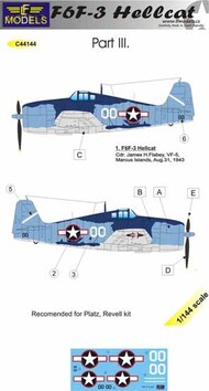 Grumman F6F-3 Hellcat part III. Cdr James H. Flabey, VF-5, Marcus Islands, August 31st 1943 #LFMC44144