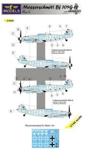 Messerschmitt Bf.109G-10 part 1 (designed to be used with Mark I Model kits) #LFMC4428