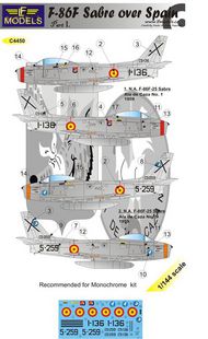 LF Models  1/144 North-American F-86F Sabre over Spain part 1 LFMC4450