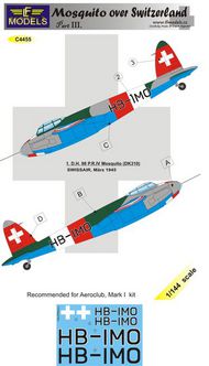 de Havilland Mosquito PR.IV over Switzerland part 3 #LFMC4455