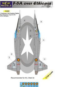  LF Models  1/144 Northrop F-5A Freedom Fighter over Ethiopia LFMC4469