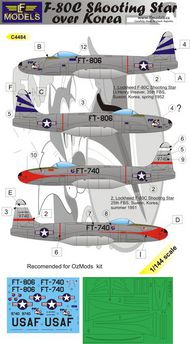  LF Models  1/144 Lockheed F-80C Shooting Star over Korea LFMC4484