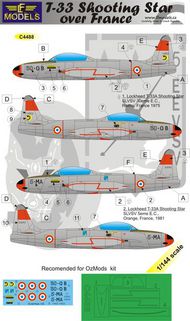  LF Models  1/144 Lockheed T-33A Shooting Star over France LFMC4488